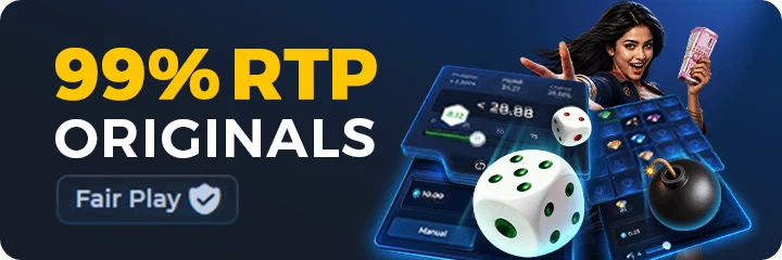 Drem Originals का बैनर: 99% RTP, fair play